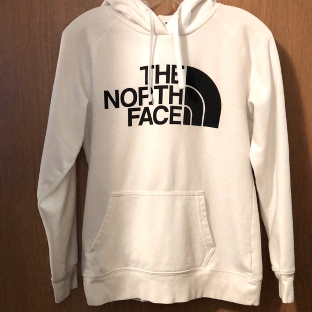 The North Face hoodie size medium.